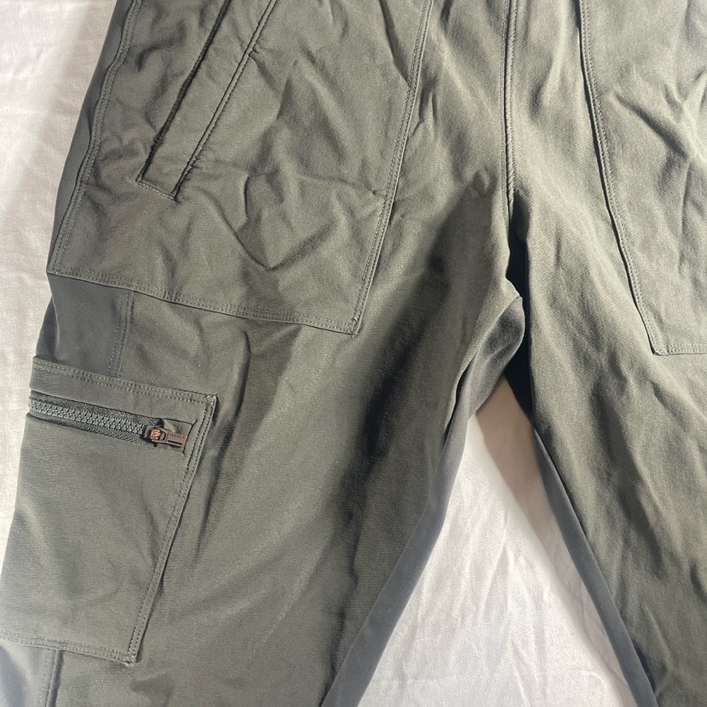 Athleta Deep Olive Utility Cargo Pants - Picture 2 of 7